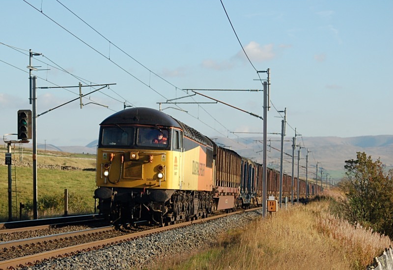 29.9.13 - 56087 6C37 Chirk - Carlisle, Salterwath - West Coast Main Line