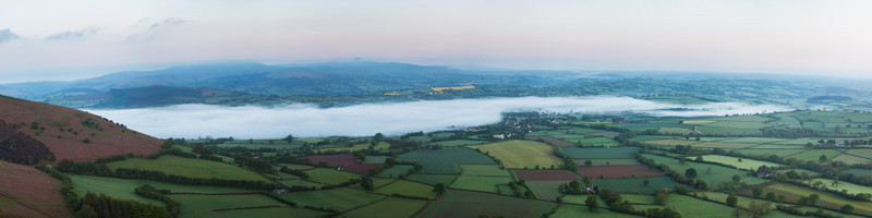 Panoramic Of Breconshire. - New Work