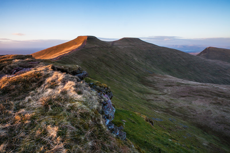 Pen y Fan and the Brecon Beacons National Park. Wales