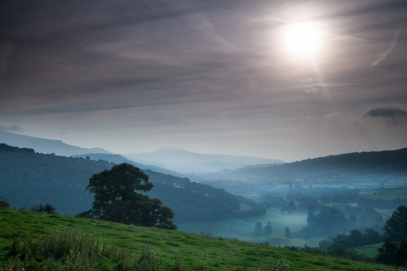 Fine art landscape photography taken from the stunning location of the Brecon Beacons National Park.