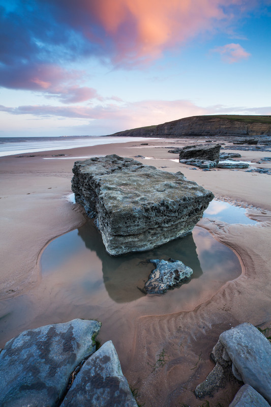 The heritage coastline of Glamorgan, Wales