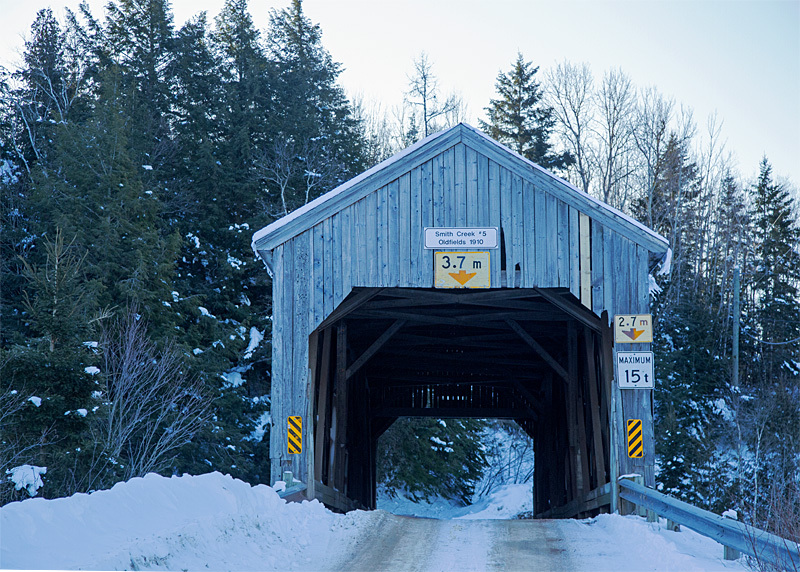 Smith Creek 5 (Oldfields) Covered Bridge Newtown New Brunswick Canada