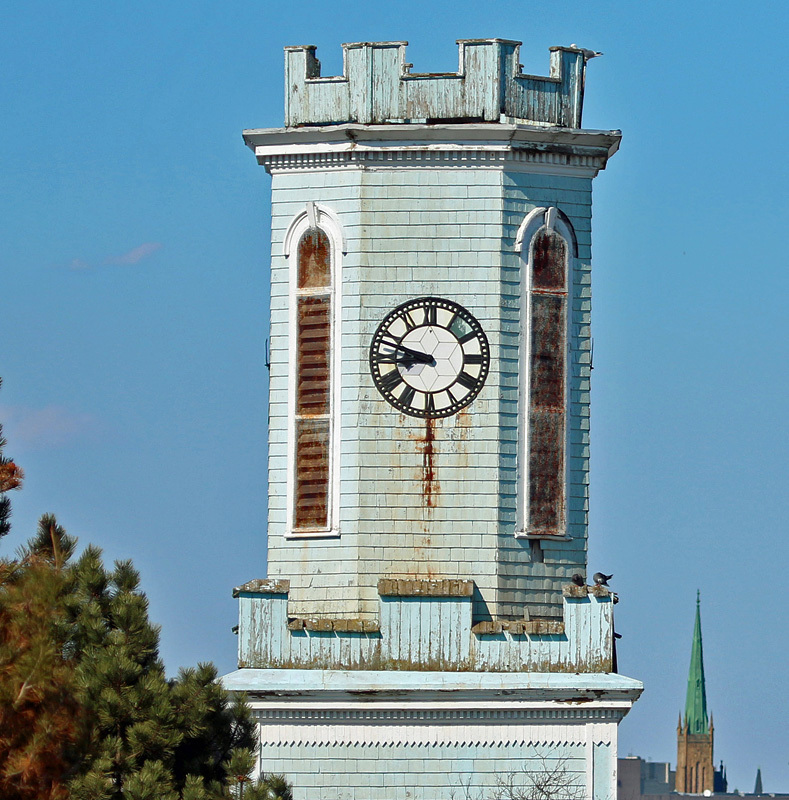 St. George's Anglican Church Clock Tower Saint John New Brunswick - Churches of New Brunswick