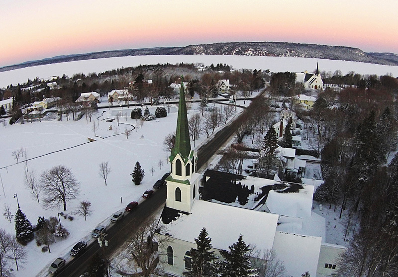 Church Avenue Rothesay New Brunswick Canada Aerial View