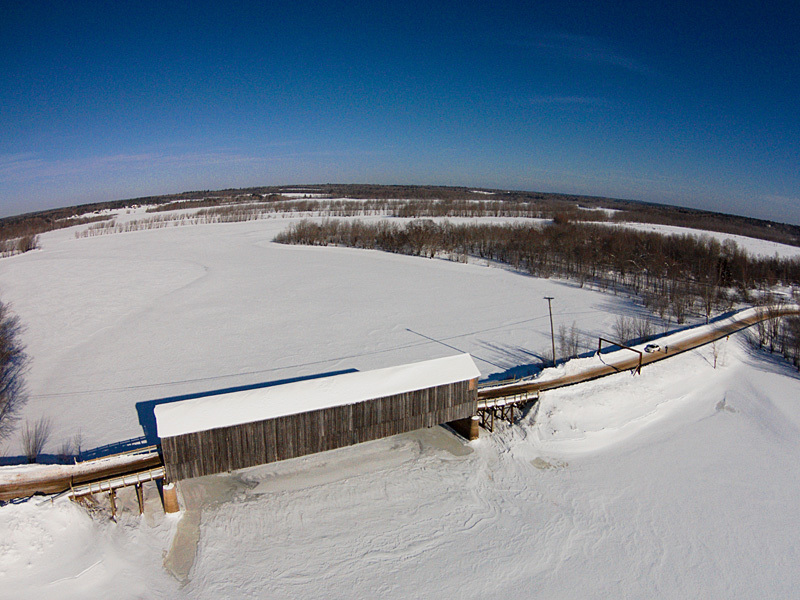 Long Creek 1 Covered Bridge Codys Queens County New Brunswick Canada