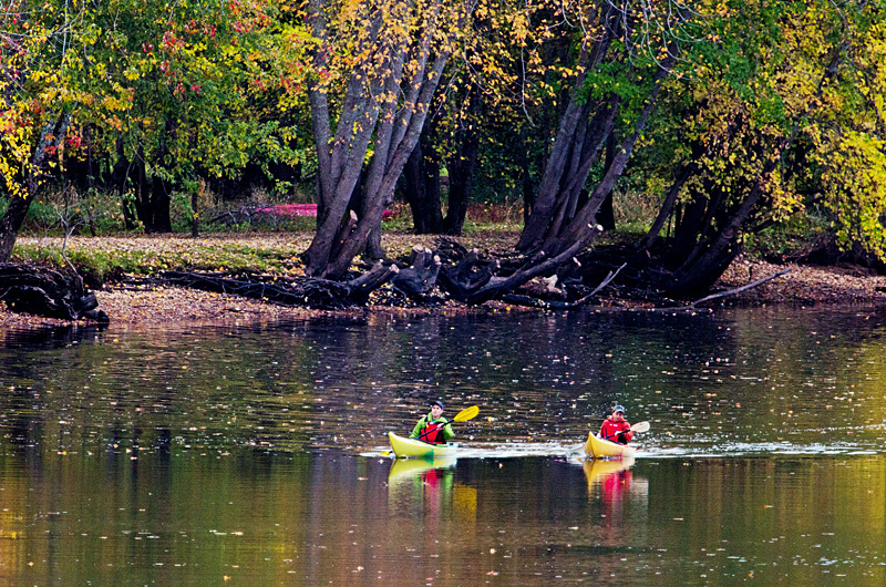Autumn Kayak Hampton New Brunswick Canada