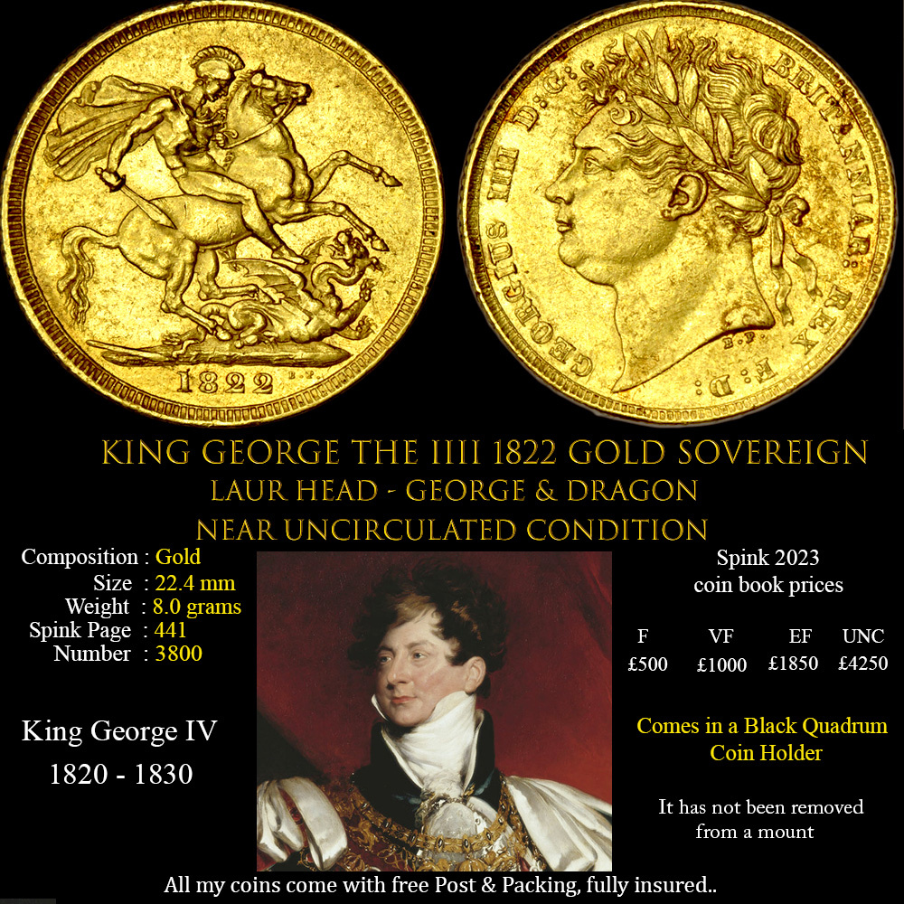 Nice King George The Iiii Gold Sovereign