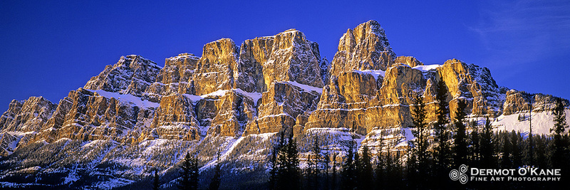 Castle Mountain - Panoramic Horizontal Images