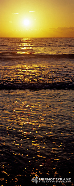 Ocean Sunrise - Panoramic Vertical Images
