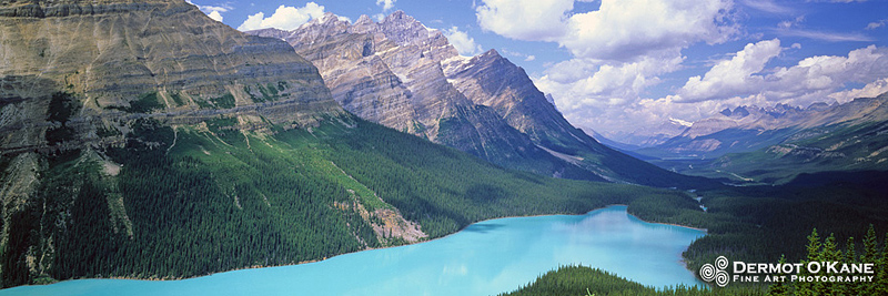 Peyto Lake - Panoramic Horizontal Images