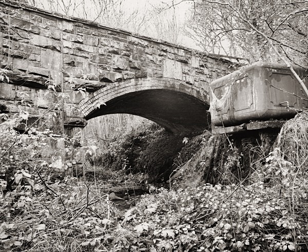 LLANIO BRIDGE & WATER TANK, Llanio, Ceredigion 2014 - OTHER WELSH RUINS