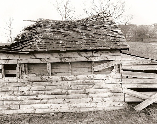 WOODEN BARN, Elan Valley, Rhadnorshire 2010 - OTHER WELSH RUINS