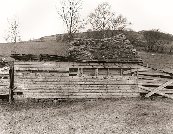WOODEN BARN, Elan Valley, Rhadnorshire 2010 - OTHER WELSH RUINS