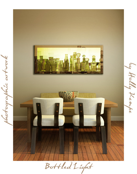 Bottled Light - Artwork Displayed in a Room