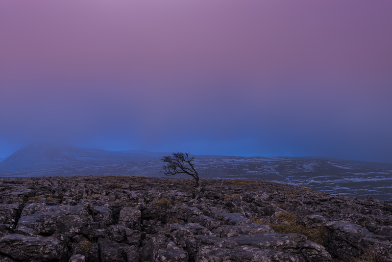 Twistleton Scar dusk - Yorkshire Dales & Yorkshire