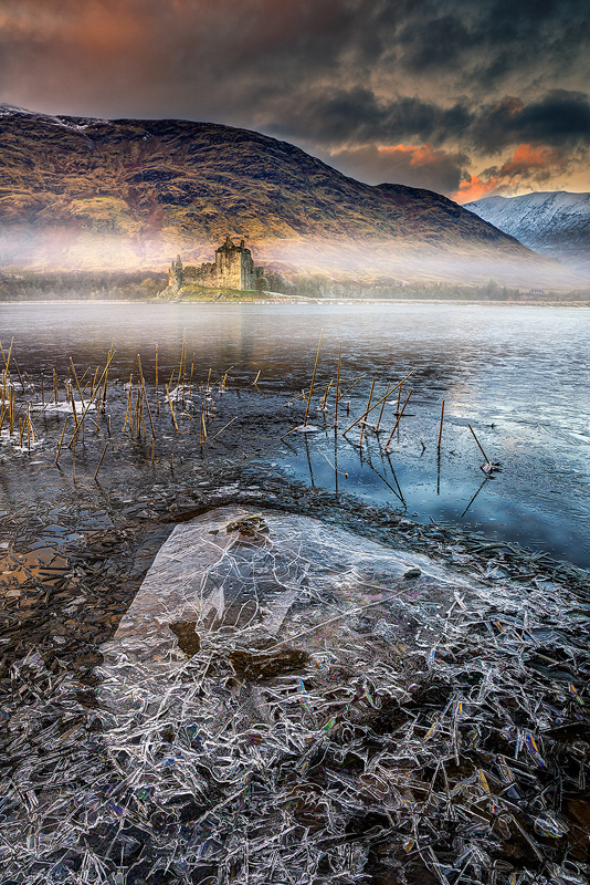 Kilchurn on Ice - The Light Captured