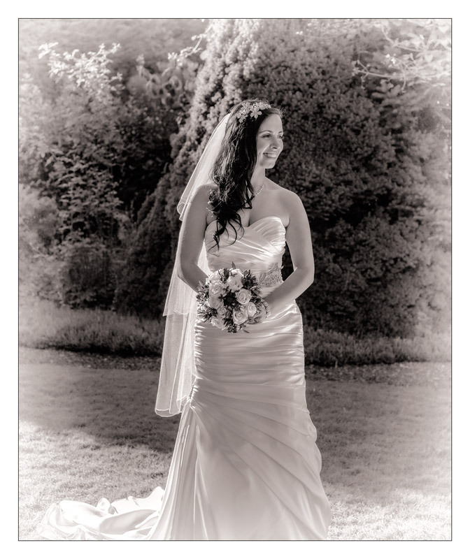 Toned black and white with white vignette - Portraits, Pets and Events