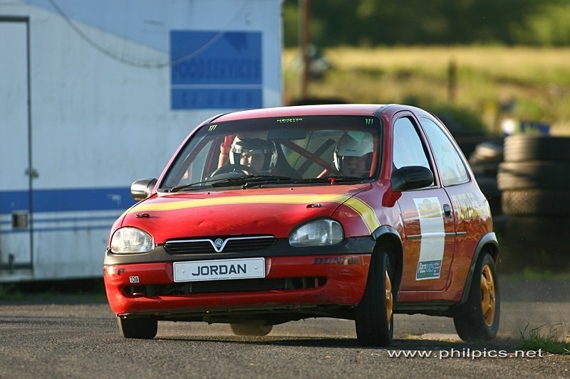 AGHADOWEY TEST 13 - JMD RALLYTEAM TEST NEW CAR AT AGHADOWEY