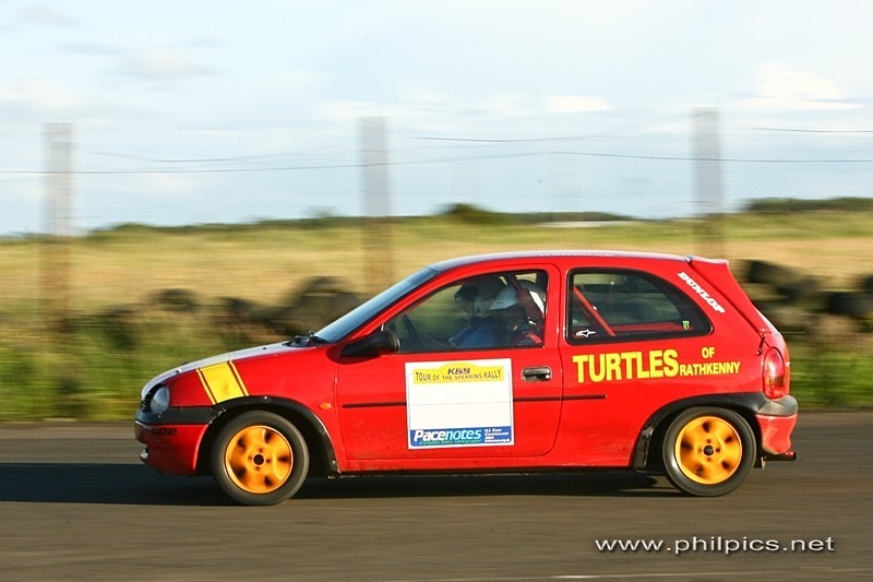 AGHADOWEY TEST 11 - JMD RALLYTEAM TEST NEW CAR AT AGHADOWEY