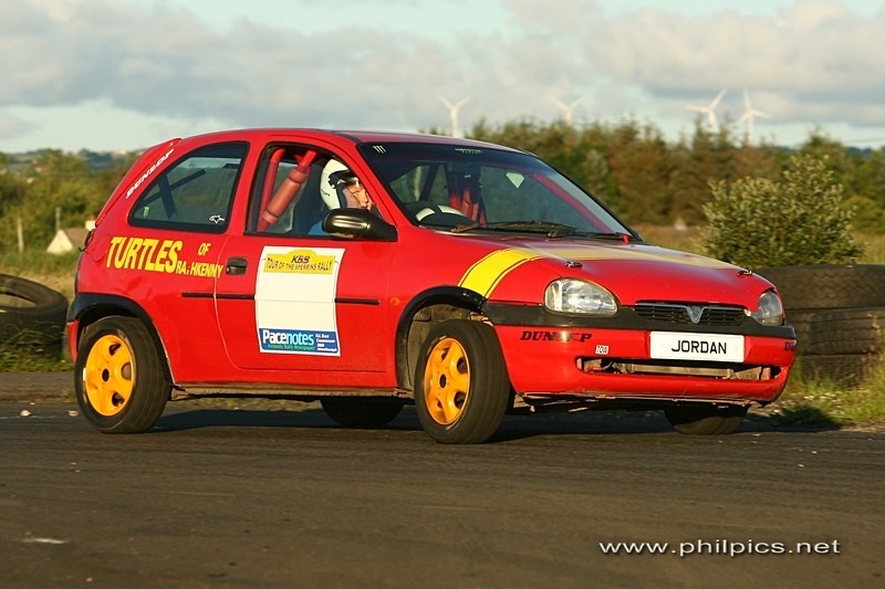 AGHADOWEY TEST 14 - JMD RALLYTEAM TEST NEW CAR AT AGHADOWEY