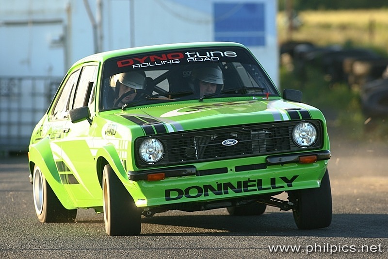 AGHADOWEY TEST 2 - JMD RALLYTEAM TEST NEW CAR AT AGHADOWEY