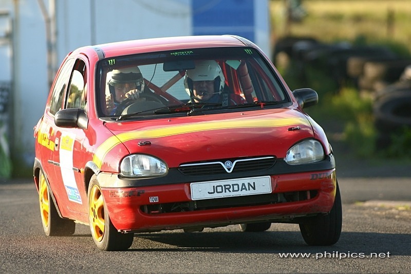 AGHADOWEY TEST 12 - JMD RALLYTEAM TEST NEW CAR AT AGHADOWEY