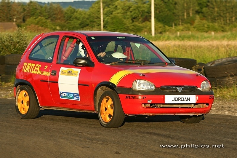 AGHADOWEY TEST 16 - JMD RALLYTEAM TEST NEW CAR AT AGHADOWEY