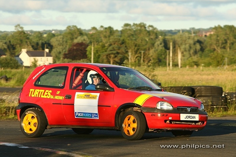 AGHADOWEY TEST 15 - JMD RALLYTEAM TEST NEW CAR AT AGHADOWEY
