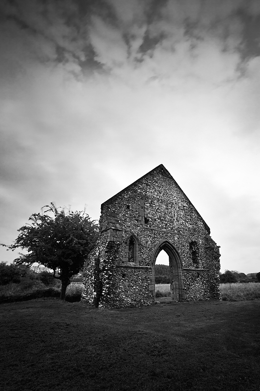 Priory church of St. Mary, Burnham Norton. - Ruins