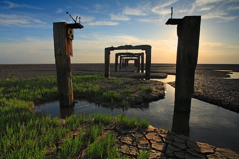 Crumbling Pier - Snettisham