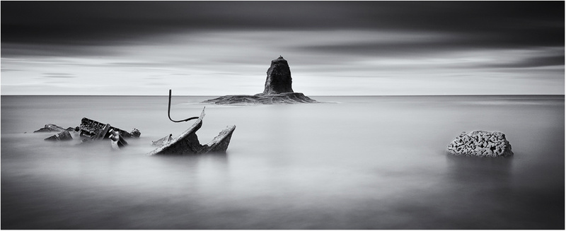 Ghosts of the sea - Saltwick Bay - Whitby - Monochrome