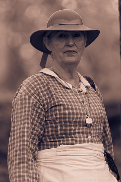 American Civil War Lady - Historical Re-enactment