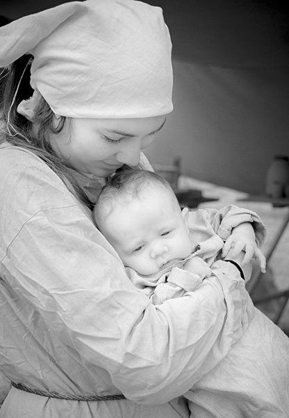 Mother & baby - Historical Re-enactment