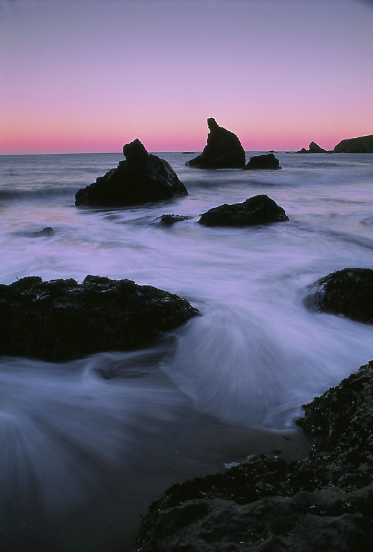 North Coast Sunrise, Ca - California Coastline