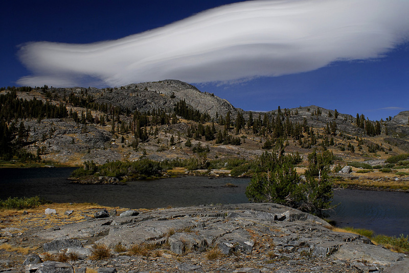 Lenticular Cloud, Thousand Island Lake - Sierra Nevada and Yosemite