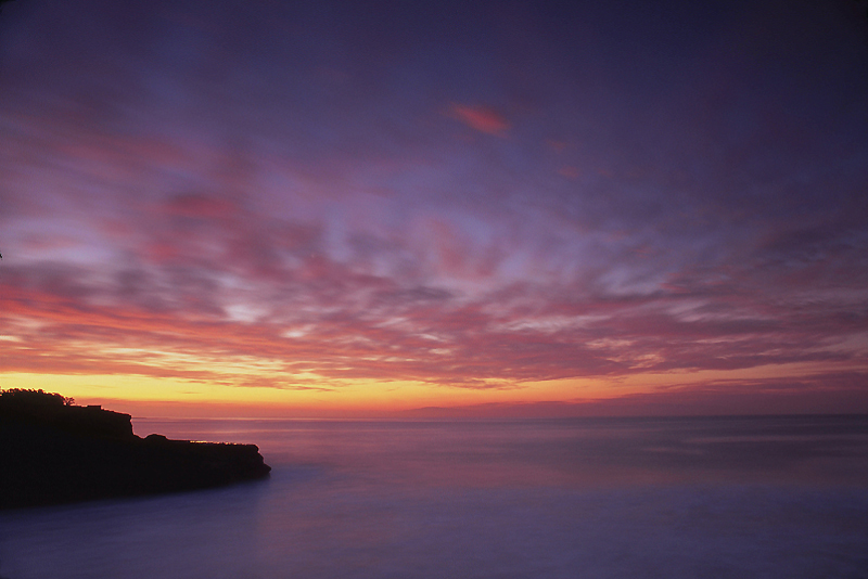 Sunny Cove Sunrise, Santa Cruz - California Coastline