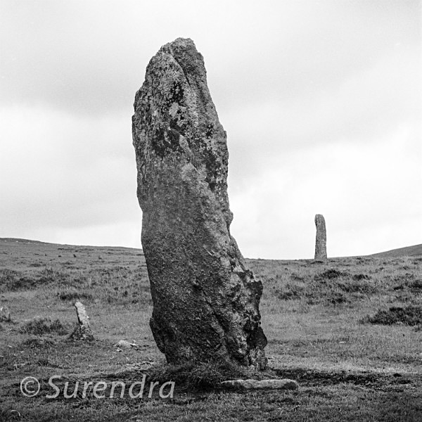 Menhirs Drizzelcombe Dartmoor UK - Dartmoor