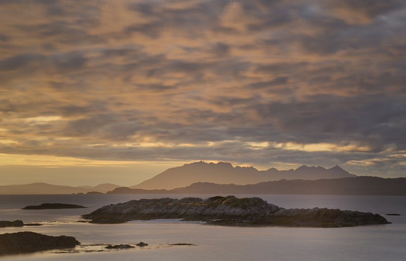 Black Cuillin from Arisaig - Sea and seashore