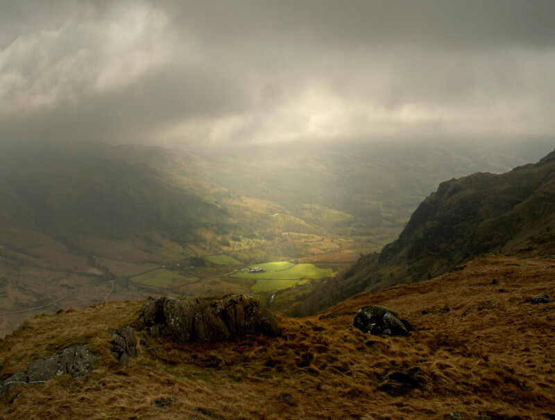 into Nant Gwynant - Rural