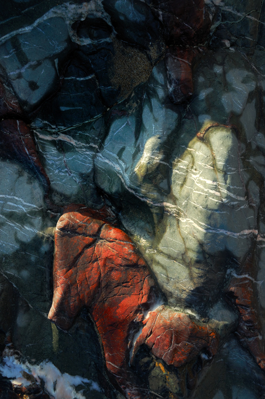 jasper, Ynys Llanddwyn - Detail