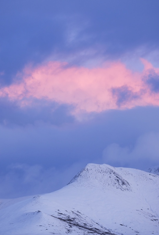 sunset over Yr Elen - Yr Elen