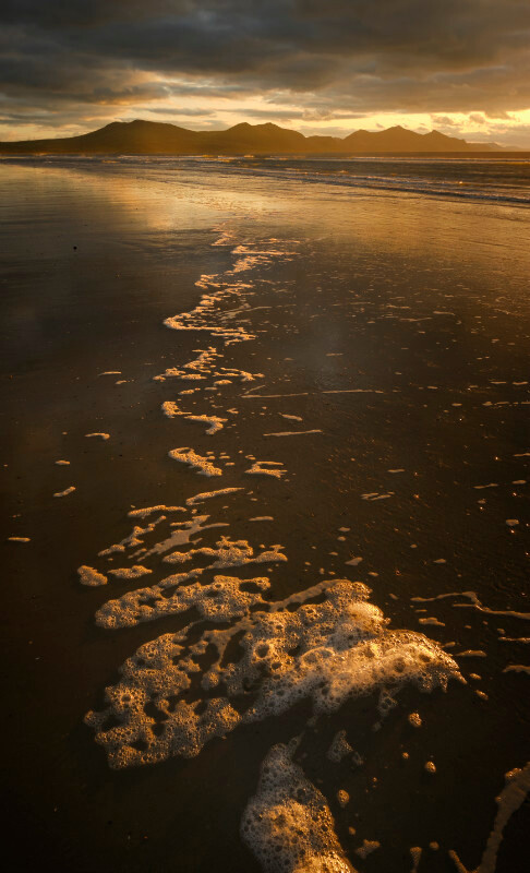 after sunset, Traeth Dinlle - Sea and seashore