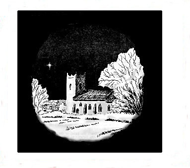 Thurne Church in winter - Drawings and Sketches
