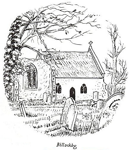 Billockby Church - the end still in use - Drawings and Sketches
