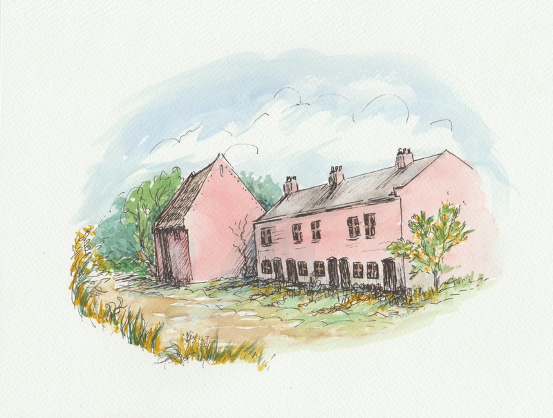 'Trolley Row' 1 - Drawings and Sketches