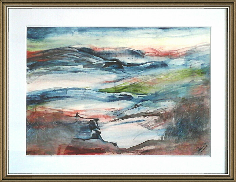 SM 50 Landscape - Senior Moments - freehand watercolours