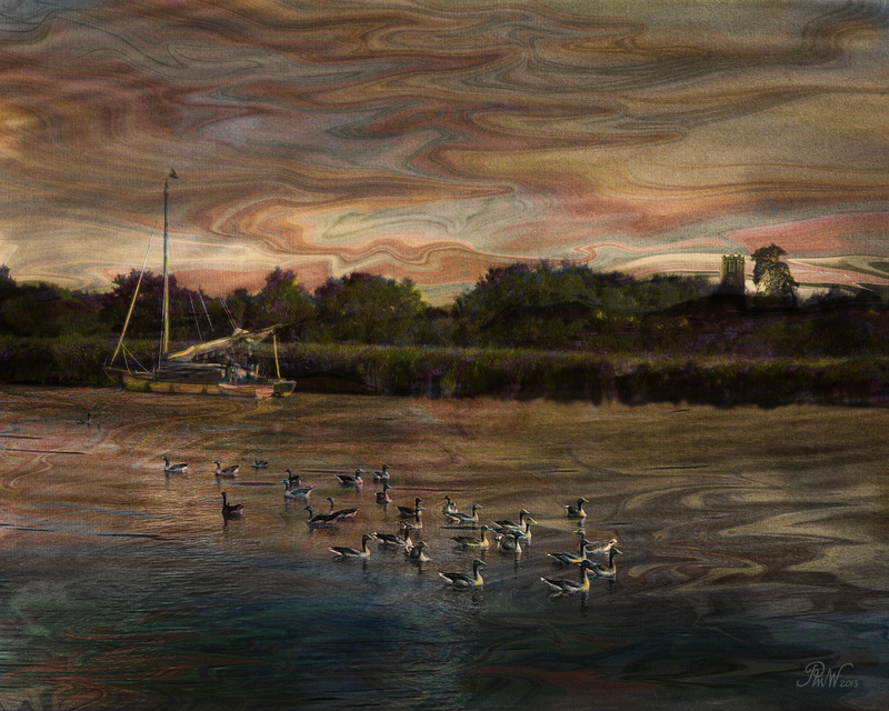 NB7  Evening - Moods and Magic of the Norfolk Broads