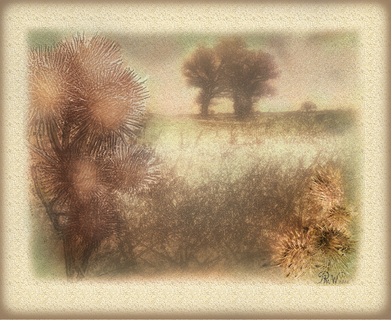 102 Mini-canvas 5 'A winter view' - Imaginative, Meditative or Mystical