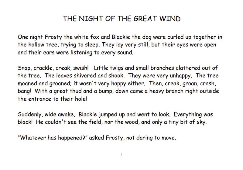 Beginning of the first story - Children's Books