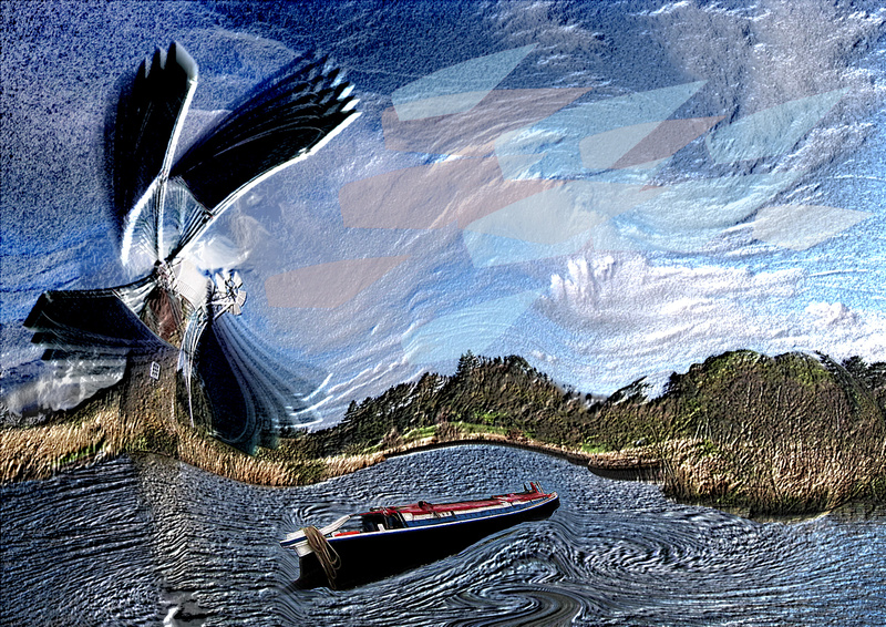 B21 'It was that windy....'  (A4) - Boats and Wherries